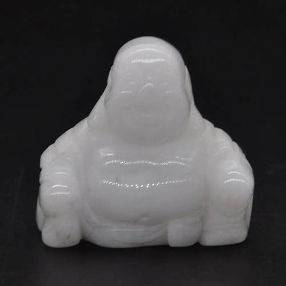1.2-inch Buddha Statue, Natural Healing Crystal Reiki Chakra Figurine, Spiritual Stone Sculpture, Home Decor, Parallel Import