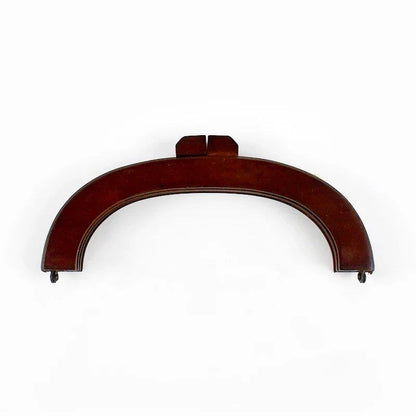 1/2 Piece Deep Peel 20/25cm Wooden Bag Handles, Purse Frames, Kiss Clasps, Handbags, Wallets, DIY Handmade Sewing Brackets, Size 2, Parallel Import