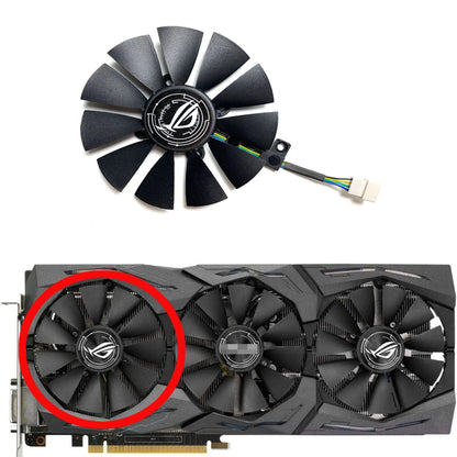 ASUS GeForce GTX1060/1070/1080/1080ti ROG STRIX グラフィックカード用 交換ファン FDC10U12S9-C / FDC10H12S9-C 新品  並行輸入品