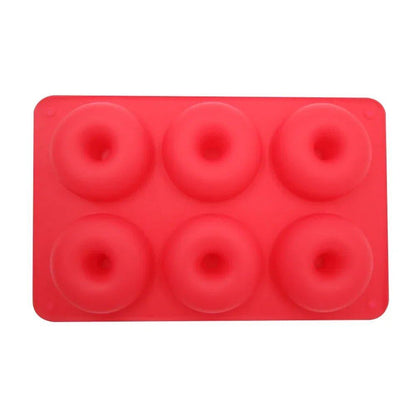 Set of 1/2 Silicone Muffin and Donut Pans, 6 Cavities, Nonstick, for Baking, Pies, Chocolate Cakes, and Desserts, DIY Cookware, Parallel Import