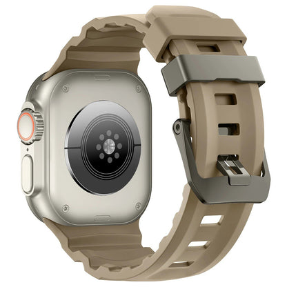 Trail Silicone Band Bracelet Strap for Apple Watch Ultra 2 49mm / Series 10/9/8/7 45mm / iWatch 6/5/SE 44mm, Band Color: mm, Parallel Import