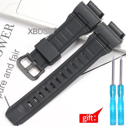Waterproof men's rubber watch band replacement strap for Casio G-9300, GW-9300, and GW-9400; Band width: 20mm; Ships from: Parallel import
