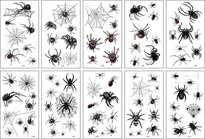 10-Pack Waterproof Temporary Tattoo Stickers for Kids and Soccer Fans, Fake Tattoos for Adults and Kids, Arm Covers, Color: Parallel Import