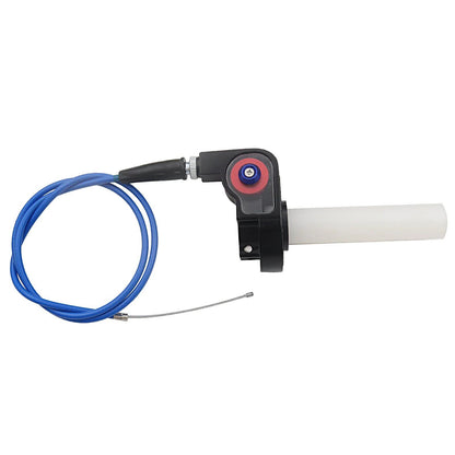 1/4" Quick-Turn Throttle Grip Set - Smooth Operation and Secure Grip, Includes 980mm Throttle Cable, for Dirt Bikes and Motocross, Parallel Import