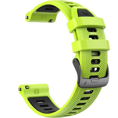 22mm Garmin Official Silicone EasyFit Strap for Forerunner 955/945, Original Bracelet, Forerunner 965 Watch Strap, Compatible with Instinct 1/2, Band Color: Parallel Import