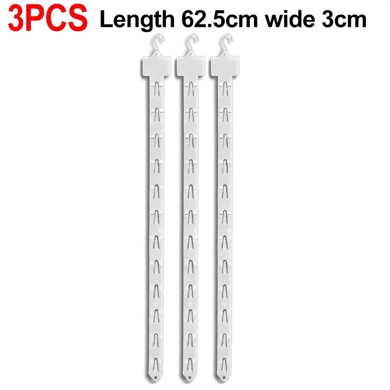 1/10-Pack Plastic Snack Hanging Strips, Candy Display Hangers with Hooks, Supermarket Shelf Merchandise Management Clip Strips (Imported)