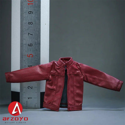 1/12 Scale Leather Jacket &amp; Cargo Pants Outfit Model for 6-Inch Snailshell Romankey Female Soldier Action Figure Body Doll (Parallel Import)