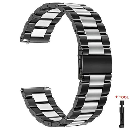 22mm Stainless Steel Strap for Redmi Watch 3 Active - Replacement Metal Bracelet for Xiaomi Redmi 3 Active, Band Color: e, Band Width: Parallel Import