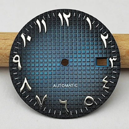 High-quality 31.8mm Arabic Numeral S Dial for NH35/NH36 Movements, Watch Accessories, Maintenance Tool, Parallel Import