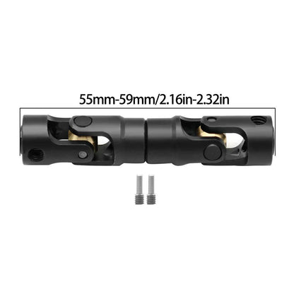 1/10 Scale RC Car Metal Internal Gear Drive Shaft Universal Joint Compatible with Axial SCX10 Gladiator YK4082 TRX4 TF2 D110 Crawlers (Color: Imported)