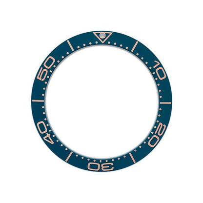 38mm Curved Ceramic Bezel Insert Ring for SKX007, SKX009, SRPD, GMT, SUB, and Seahorse Watch Cases, Men's Watch Modification Part, Parallel Import