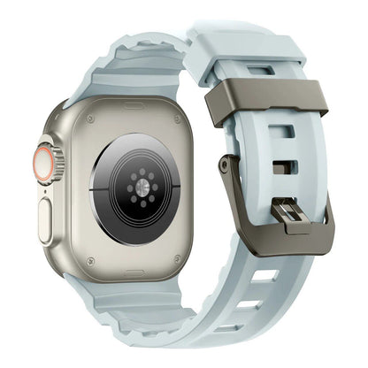 Trail Silicone Band Bracelet Strap for Apple Watch Ultra 2 49mm / Series 10/9/8/7 45mm / iWatch 6/5/SE 44mm, Band Color: mm, Parallel Import