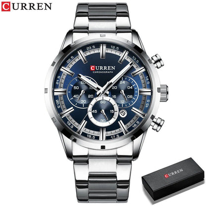 Karen Men's Luxury Waterproof Chronograph Quartz Watch, Hot Fashion Top Brand, Women's Watch, Parallel Import