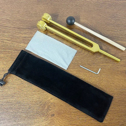 Diapason 64Hz Aluminum Alloy Tuning Fork, Therapeutic Fingerboard, Meditation Tuning Fork Set, Healing Percussion Instrument, Parallel Import