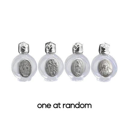 Holy Water Bottle, Glass, for Prayer and Meditation, Religious Supplies, Home Use, Baptisms, Easter, Christmas, Church Supplies, Color: Imported