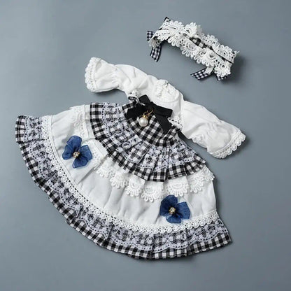 1/6 BJD Doll Accessories Dress for Girls, Toy Gift, Color Matching, Cute Decoration, Small Clothes, Color: ; Size: Doll Not Included, Parallel Import