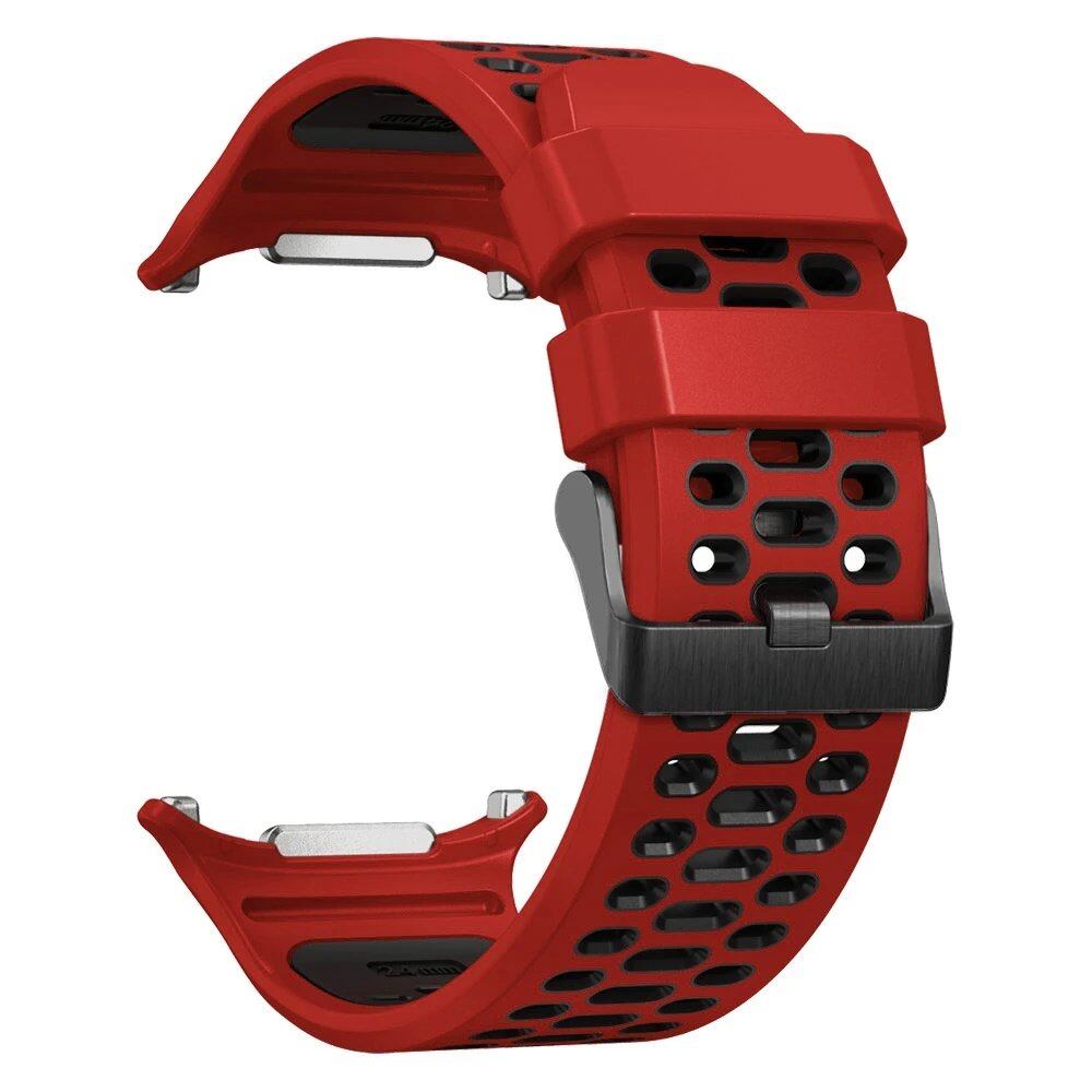 Two-Tone Sport Silicone Band for Samsung Galaxy Watch Ultra, 47mm, Breathable Bracelet, Replacement Watch Band, Band Color: ; Band Width: Galaxy Watch Ultra, Parallel Import