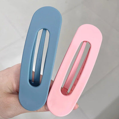 Set of 1, 2, or 3 Korean-Style Frosted Glass Hair Clips for Women, Large Matte Hairpins, Hair Grips, Bang Barrettes, Hair Accessories for Girls, Parallel Import