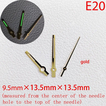 ETA Series Watch Accessories, Green &amp; Blue Super Luminous Hands for ETA 2824, 2892, 2836, and 2834, Parallel Import