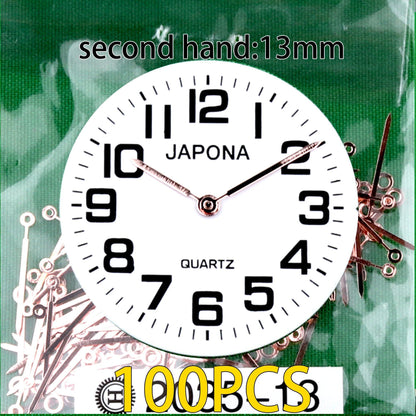 100-Piece Clock Hand Set for TMI PC Series, VJ Series, PC21 Hand, VH31 Hand, Compatible with VJ20, VJ21, VJ24, VJ22, VJ23, VJ14, VJ12, VJ34, VJ32, VJ33, VJ42, Parallel Import