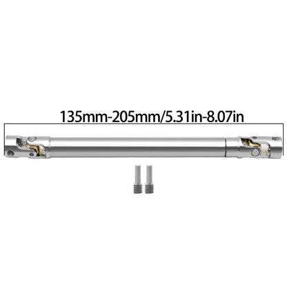 1/10 Scale RC Car Metal Internal Gear Drive Shaft Universal Joint Compatible with Axial SCX10 Gladiator YK4082 TRX4 TF2 D110 Crawlers (Color: Imported)