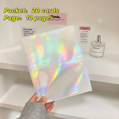1-4 Grid Multi-Pocket Photo Card Binder Inner Pages for A5 KPOP Photo Cards, Sleeves, Photo Albums, Page Protectors, Card Sleeve Sheets (Parallel Import)