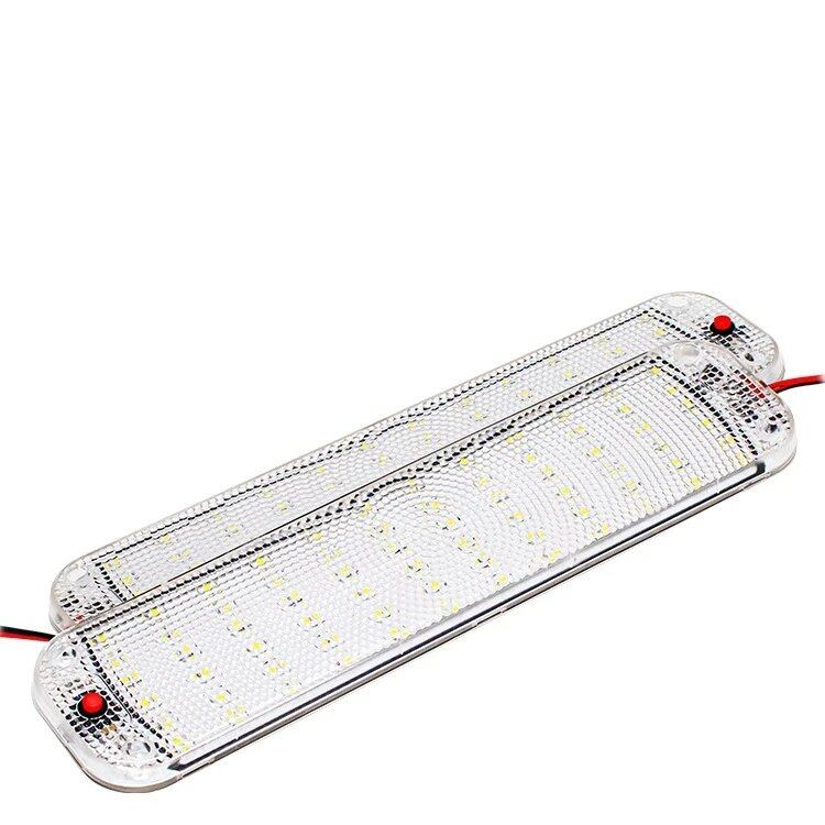 1/2 LED Interior Lighting Strips for RVs, Ceiling Lights, with Switch, for Campers, Bakers, Boats, Trucks, and Roof Lights. Color: Imported.