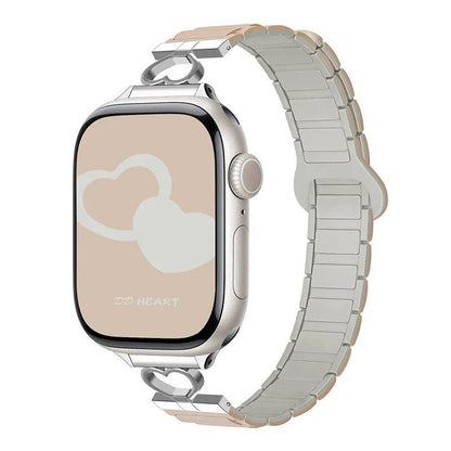 Magnetic Strap for Apple Watch, Silicone Bracelet, Compatible with 45mm, 44mm, 40mm, 42mm, 46mm, 41mm, 49mm, and 38mm Watches, iWatch Series 10/SE/9/8/7/Ultra 2, Band Color: mm, Parallel Import