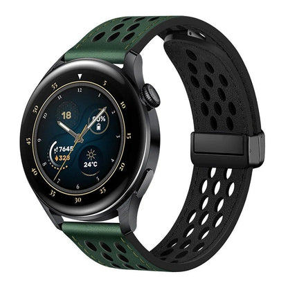 HUAWEI Watch GT 5 Pro / 4 / 3 / 2 / 2e Compatible Leather Strap - Sport Band with Magnetic Bracelet, Compatible with HUAWEI Watch 4 / 4 Pro / 3 / 3 Pro / GT5 / GT4 / GT3 / GT2 / 2E, Band Color: Parallel Import