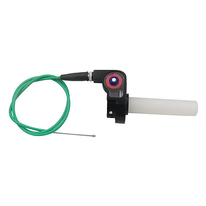 1/4" Quick-Turn Throttle Grip Set - Smooth Operation and Secure Grip, Includes 980mm Throttle Cable, for Dirt Bikes and Motocross, Parallel Import