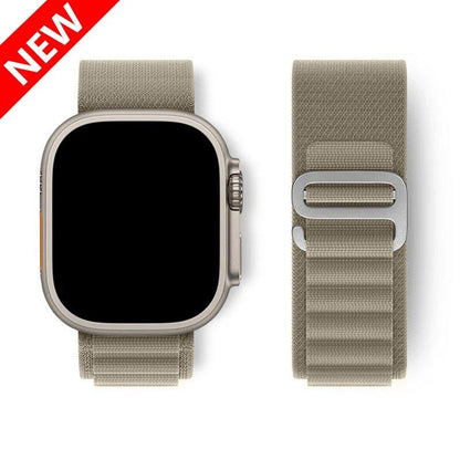 Apple Watch Ultra用アルパインループストラップ 49mm 45mm 46mm 44mm 41mm 42mm 40mm対応 ナイロンブレスレット シリーズ10/9/8/7/SE/6/5/4/3対応 サイズ： 並行輸入品