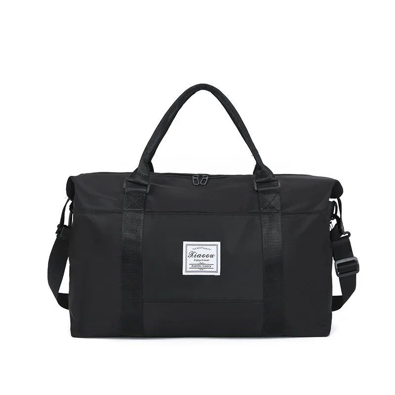 Large Capacity Unisex Fashion Travel Bag, Weekend Bag with Handles, Sports Carry-on Compatible, Color: Black, Parallel Import. Large Capacity Unisex Fashion Travel Bag, Weekend Bag with Handles, Sports Carry-on Compatible, Color: Black, Parallel Import.