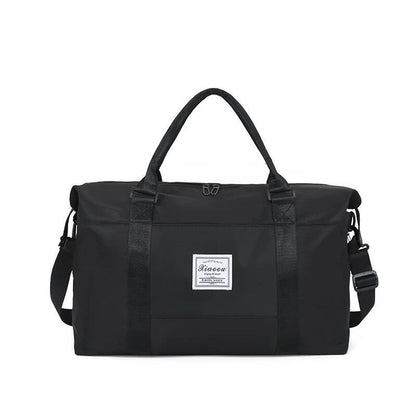 Large Capacity Unisex Fashion Travel Bag, Weekend Bag with Handles, Sports Carry-on Compatible, Color: Black, Parallel Import. Large Capacity Unisex Fashion Travel Bag, Weekend Bag with Handles, Sports Carry-on Compatible, Color: Black, Parallel Import.