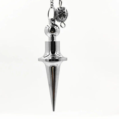 Metal Charm Pendulum for Dowsing, Divination, and Reiki Healing, Spiritual and Wiccan, Unisex, Screw Shape, Radiestia, Parallel Import
