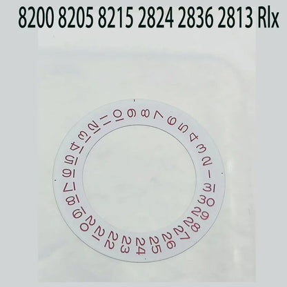 1 Watch Accessory Calendar Sticker, Date Sticker, Compatible with 8200, 8205, 8215, 2824, 2836, and 2813 Watches, Color: 22.9mm, Parallel Import