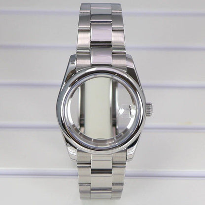 36mm/40mm Watch Case and Bracelet with Sapphire Crystal for Seiko NH35, NH36, and Miyota 8215. 28.5mm Dial, Stainless Steel, and Oyster Bracelet. Color: ; Ships from: Parallel Import.