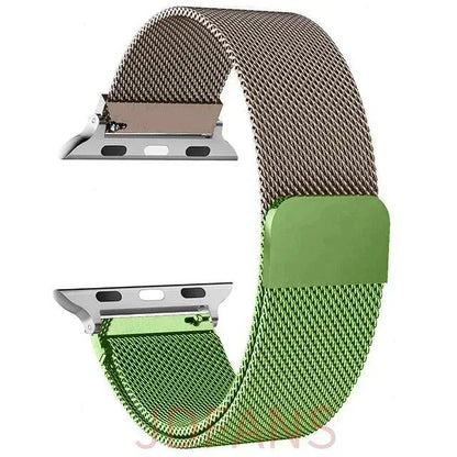 Milanese Loop Strap for Apple Watch, 44mm, 40mm, 45mm, 41mm, 42-38-44mm, Ultra 2, 49mm Metal Band, Compatible with iWatch Series 9, 8, 7, 6, SE, 5, 4, and 3, Band Color: mm, Parallel Import