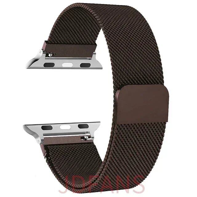 Milanese Loop Strap for Apple Watch, 44mm, 40mm, 45mm, 41mm, 42-38-44mm, Ultra 2, 49mm Metal Band, Compatible with iWatch Series 9, 8, 7, 6, SE, 5, 4, and 3, Band Color: mm, Parallel Import