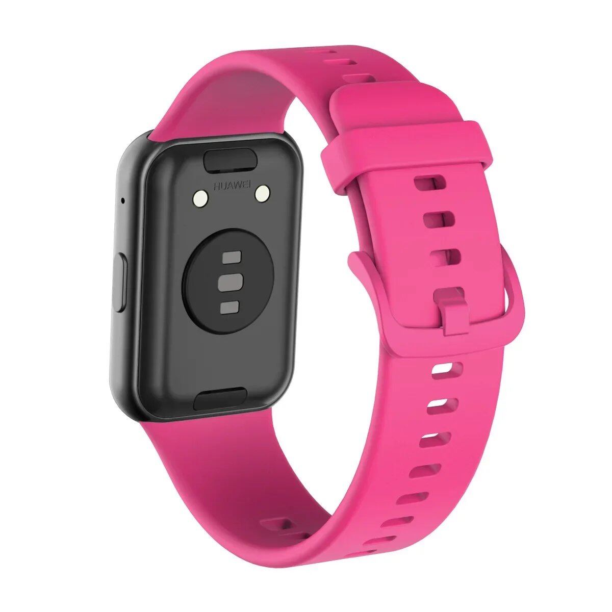 Silicone band for Huawei Watch FIT 1, smartwatch replacement strap, wristband, compatible with various models, band color: Parallel import