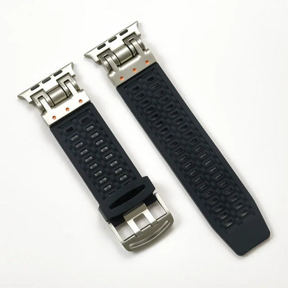 Silicone Sport Band for Apple Watch Ultra2 (49mm, 46mm, 45mm, 44mm) - Compatible with iWatch Series 10/9/8/7/6/5/4/3/2/1 and 42mm Models. Sizes: 42mm, 44mm, 45mm, 46mm, 49mm; Band Colors: Parallel Import