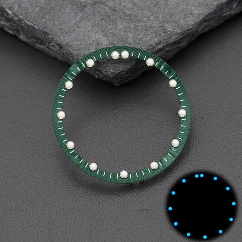 Brass Chapter Ring for 28.5mm Watch Dials (Compatible with Japanese NH70 Movements) SKX007, SKX009, and SRPD53 Watch Case Repair Tool (Parallel Import)