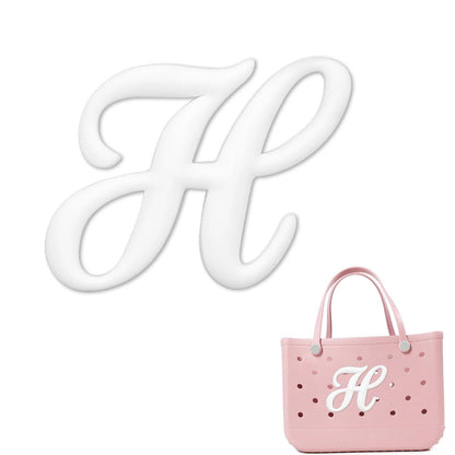 1/26 Scale PVC Greek Alphabet Bag Charms for Women, Beach Bag Decoration, Lettered Bag Accessories, Tote Bag Charms, Gift, Color, Parallel Import