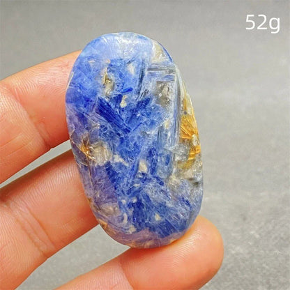 High-Quality Natural Kyanite Crystal for Palm Play, Hand Polishing, Meditation Massage, Magic Stone, Home Decoration, Colorful, Parallel Import