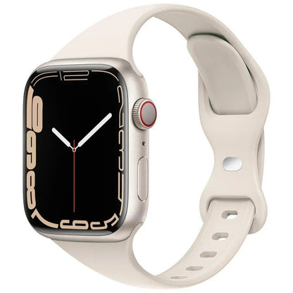 Waterproof Slim Silicone Sport Band for Apple Watch Ultra 49mm/Series 9-8-7 (41mm/45mm/44mm/40mm) - Compatible with iWatch 10 (46mm/42mm) Band Color: mm; Ships from: Parallel Import