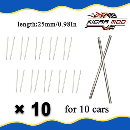 1/64 Scale Model Car Wheel &amp; Axle Set, Replacement Parts for Hot Wheels, Matchbox, and Tomica Diecast Model Toys (Pack of 10) mm; Ships from: Parallel Import