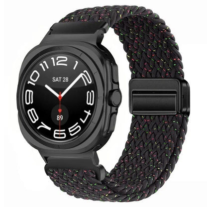 Replacement Nylon Loop Strap for Samsung Galaxy Watch Ultra (47mm) with Magnetic Buckle, Compatible with Galaxy Watch 7 Ultra, Band Color: Compatible with Galaxy Watch Ultra; Band Width: Compatible with Galaxy Watch Ultra (Parallel Import)