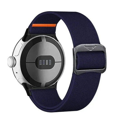 Google Pixel Watch 3/2/1 41mm用 ナイロンループストラップ - Google Pixel 41mm対応 伸縮スポーツバンド 交換用アクセサリー バンドカラー： 並行輸入品