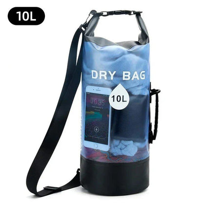 10L 20L 防水ドライバッグ ストレージポーチ スイミング トレッキング ラフティング ボート カヤック用 ドライバッグ バックパック XD117Y  並行輸入品