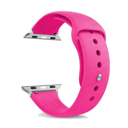 Silicone Sport Band for Apple Watch, 45mm, 44mm, 42mm, 49mm, 40mm, and 41mm, Compatible with iWatch Series 9/8/7/6/5/4/3/SE/Ultra 2, Band Color: mm; Ships from: Parallel Import