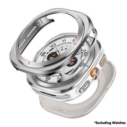 Samsung Galaxy Watch Ultra 47mm Aluminum Alloy Protective Case, Luxury Men's Cover Case, Compatible with Galaxy Watch Ultra 47mm. Color: ; Dial Diameter: Galaxy Watch Ultra 47mm; Ships from: Parallel Import